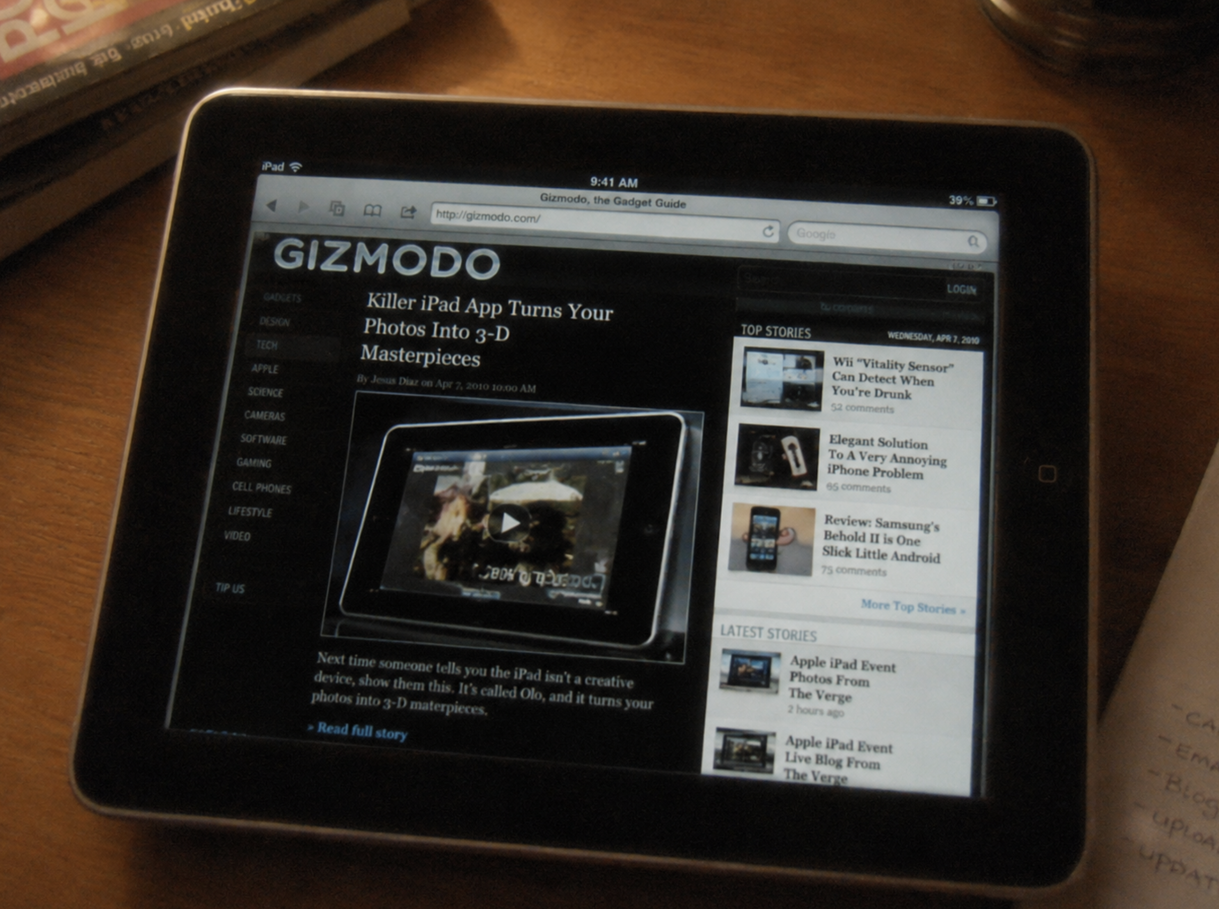 What The iPad Means For Website Design