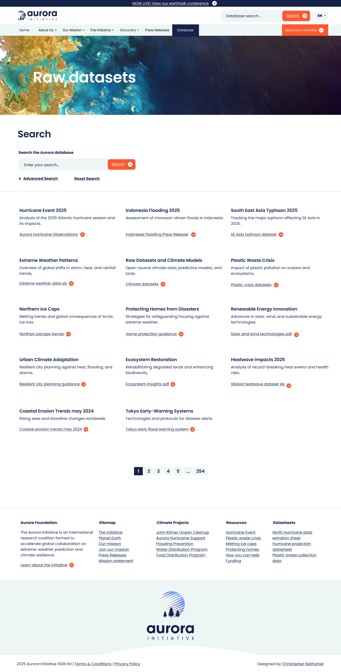 Project website preview