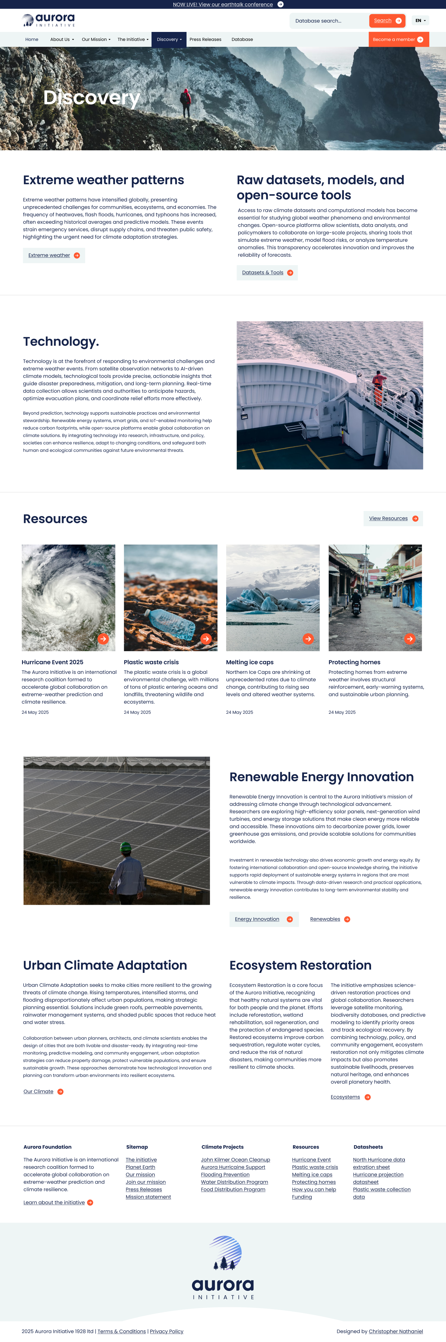 Project website preview