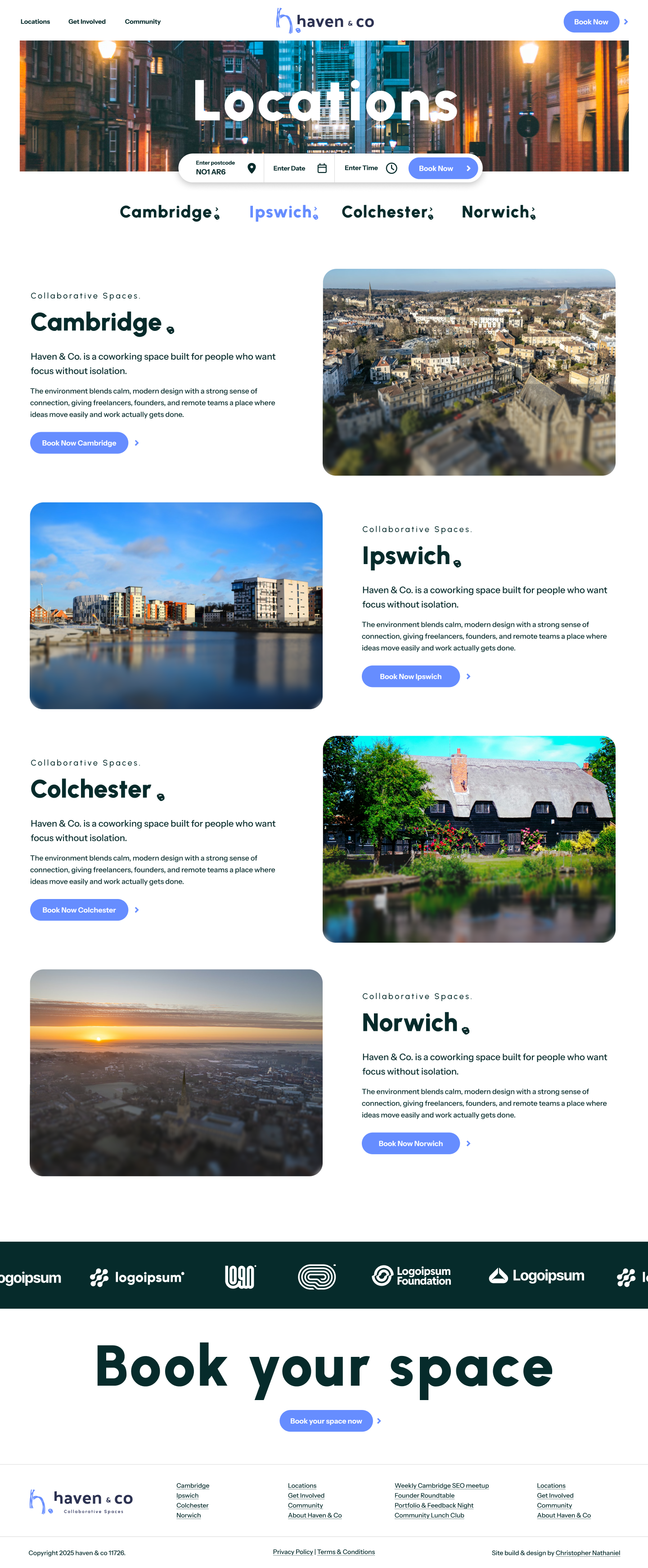 Project website preview