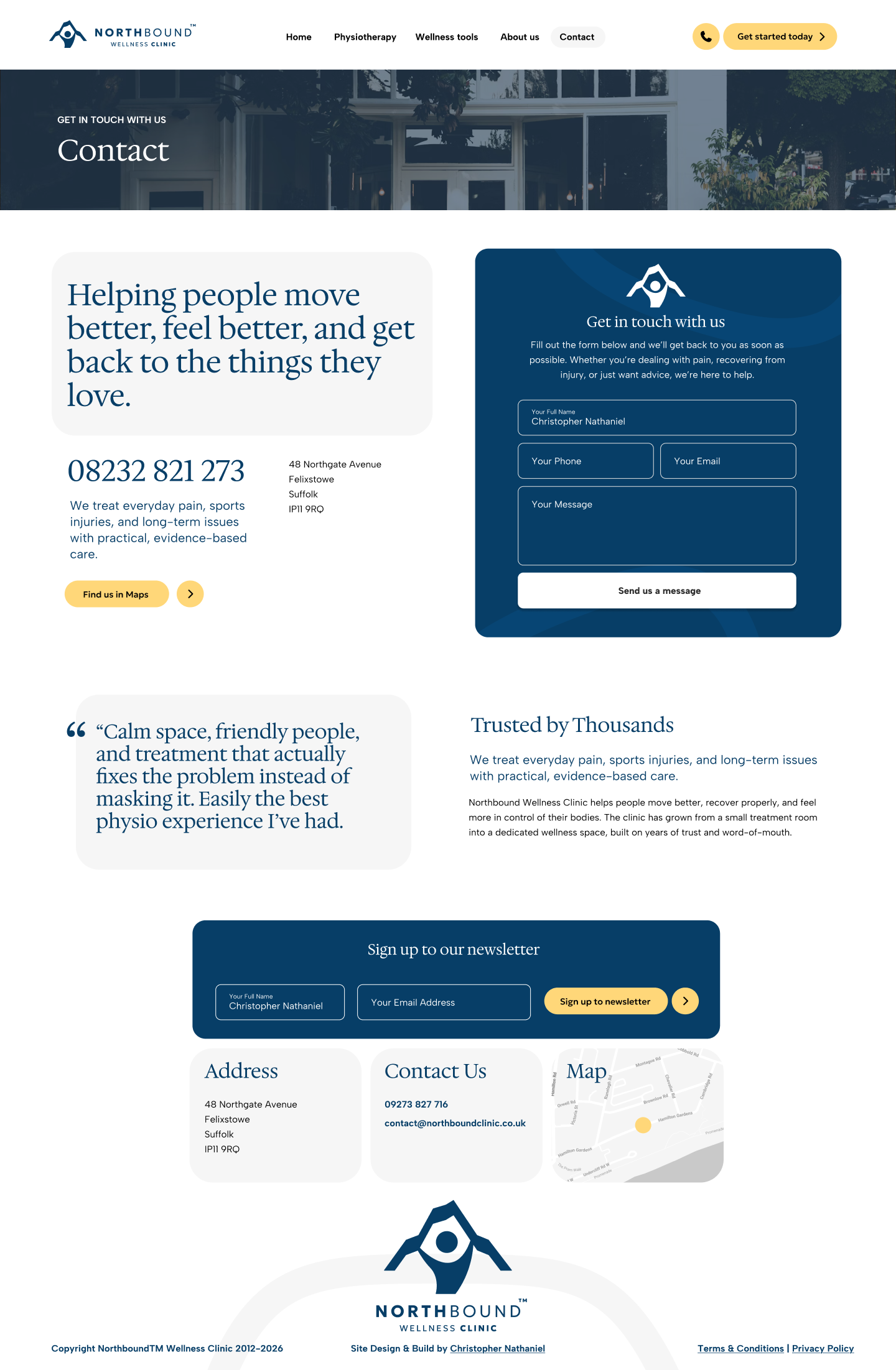 Project website preview
