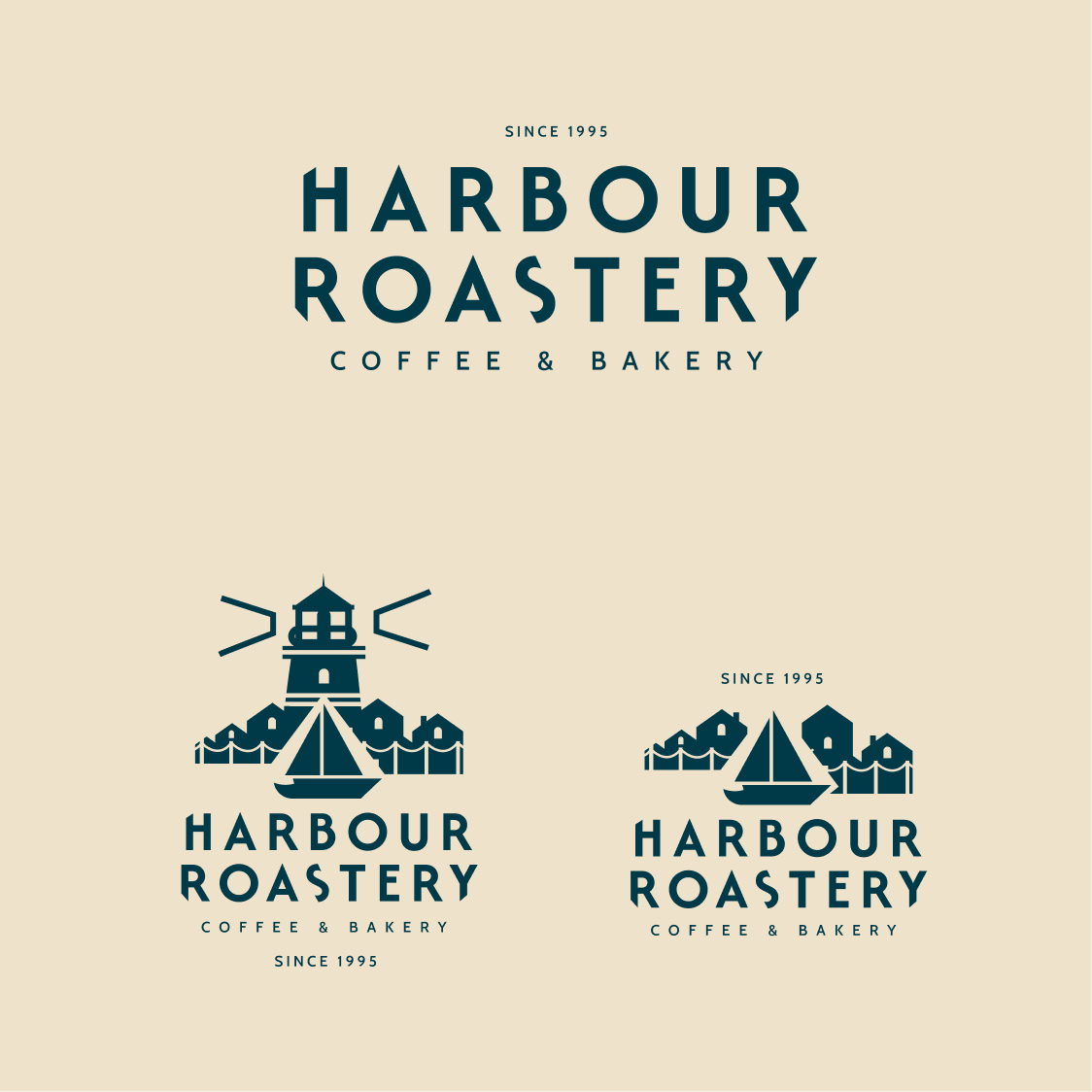 Harbour Roastery logo concepts