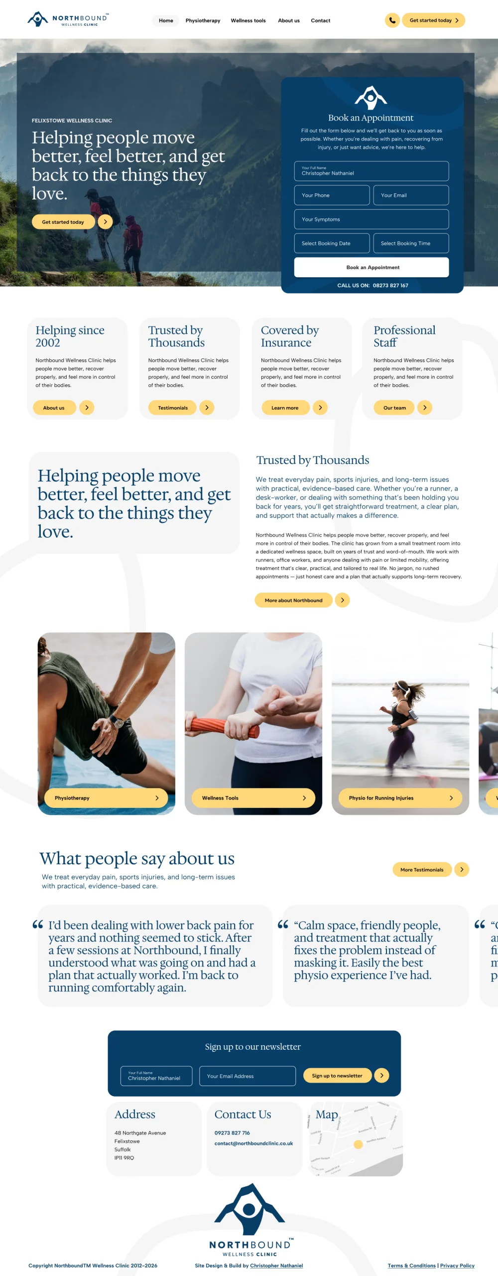 Homepage Design